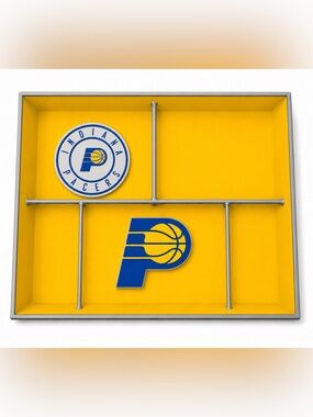 Indiana Pacers NBA Pocket Dump Tray - For Keys, Wallet, Money, Etc